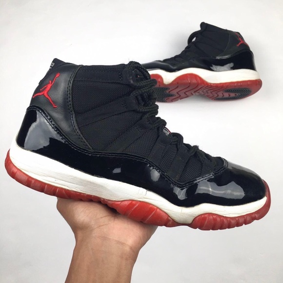 Jordan Other - Vintage 2001 Air Jordan 11 Retro XI Playoff Bred 6.5 Basketball Sneakers Jordans